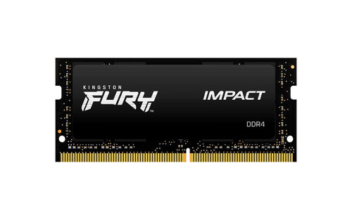 Kingston Technology FURY 64GB 3200MT/s DDR4 CL20 SODIMM (Kit of 2) Impact Kingston Technology FURY 64GB 3200MT/s DDR4 CL20 SODIMM (Kit of 2) Impact